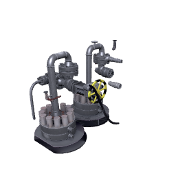 Photo-realistic 3D model of a valve